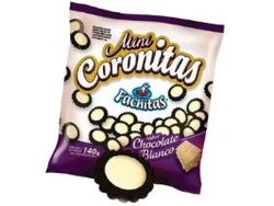 MINI CORONITAS CHOC/BCO 140GRS