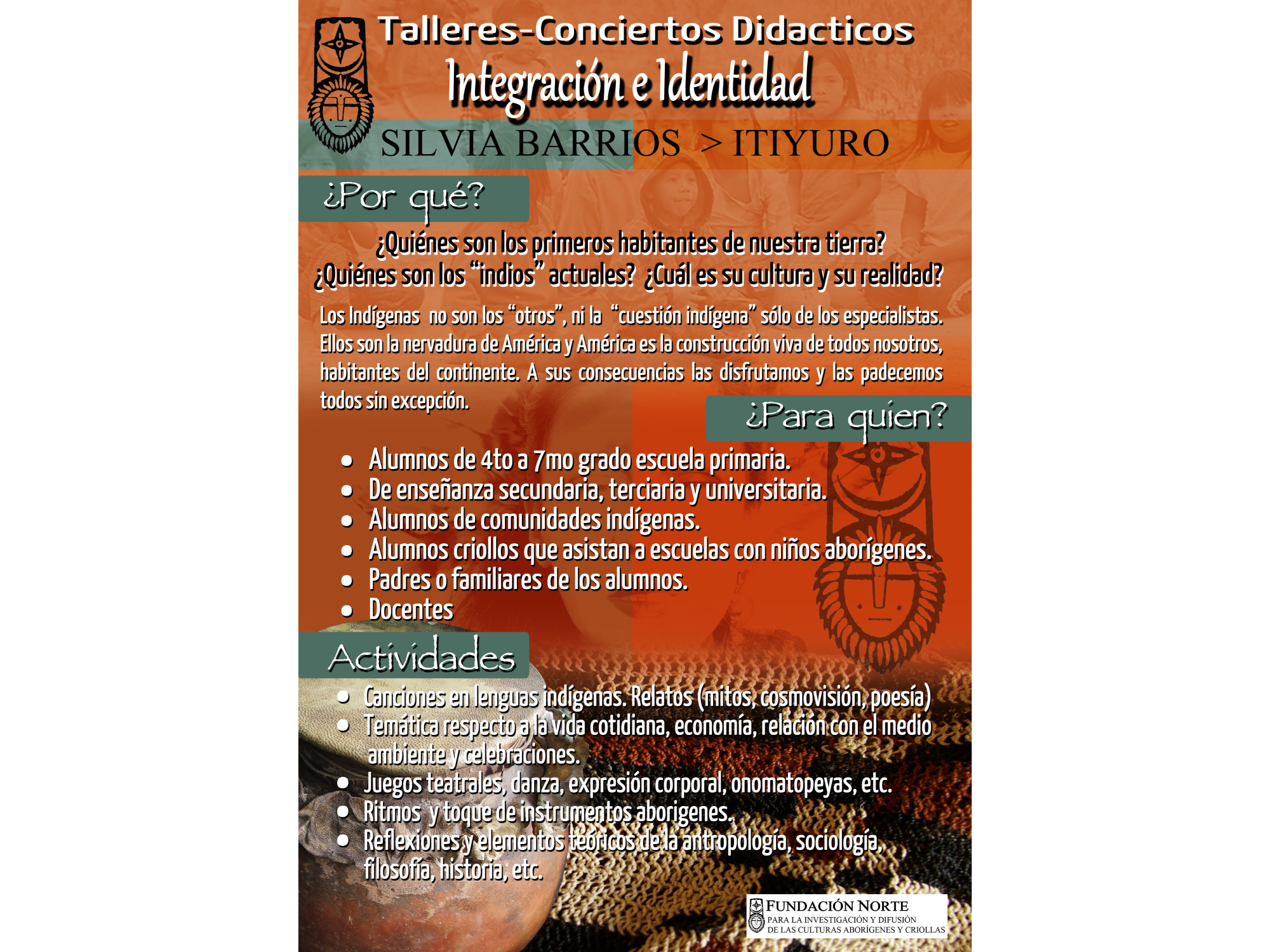 INTEGRACIÓN E IDENTIDAD de Tienda Virtual Fundación Norte