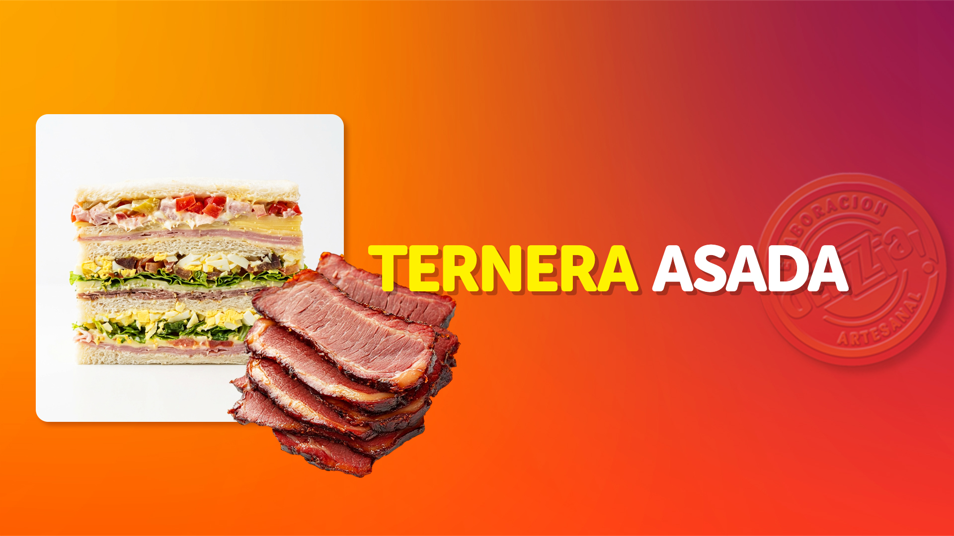 SANDWICH TERNERA ASADA