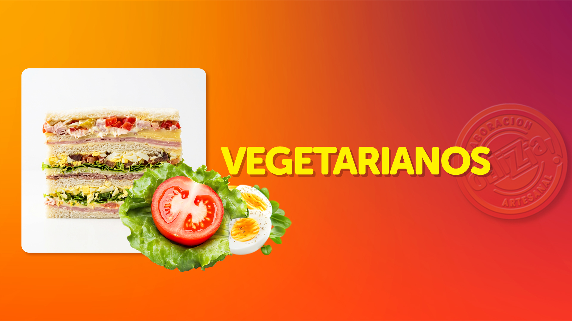 SANDWICH VEGETARIANOS