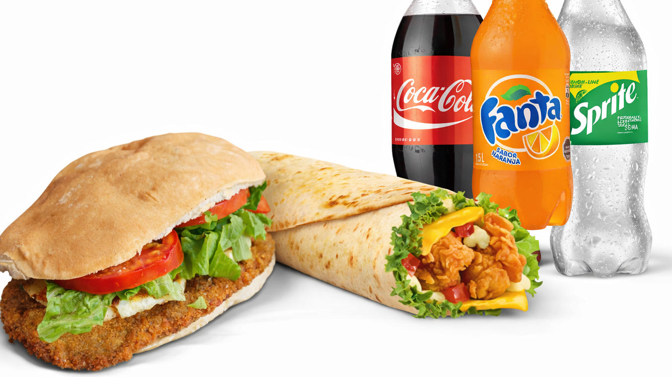 Sandwiches, Wraps y Bebidas