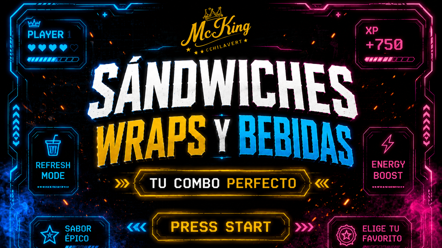 SÁNDWICHES, WRAPS y BEBIDAS