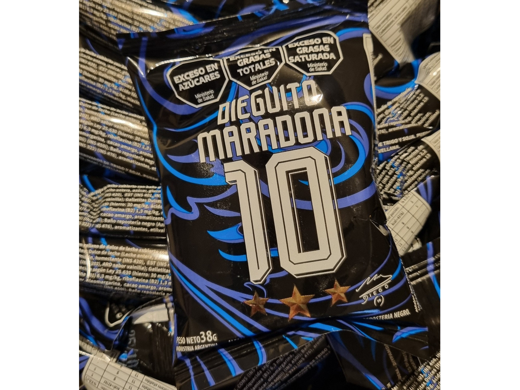 Promo Dieguito Maradona Negro x32