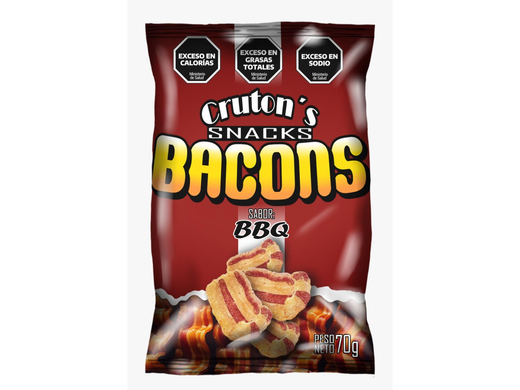 SNACKS CRUTON´S BACONS BBQ