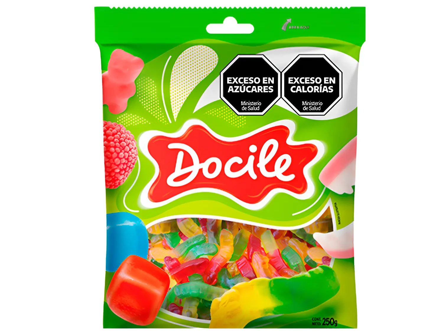GOMITAS  DOCILE - GUSANOS  250g