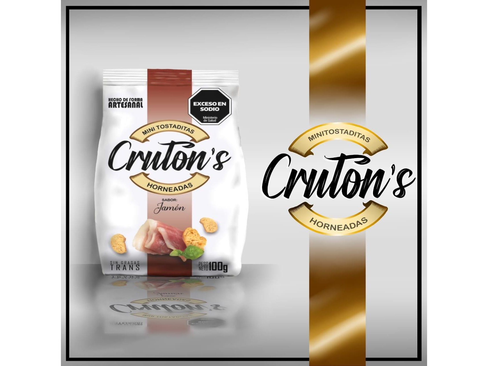 MINITOSTADITAS CRUTON´S JAMÓN