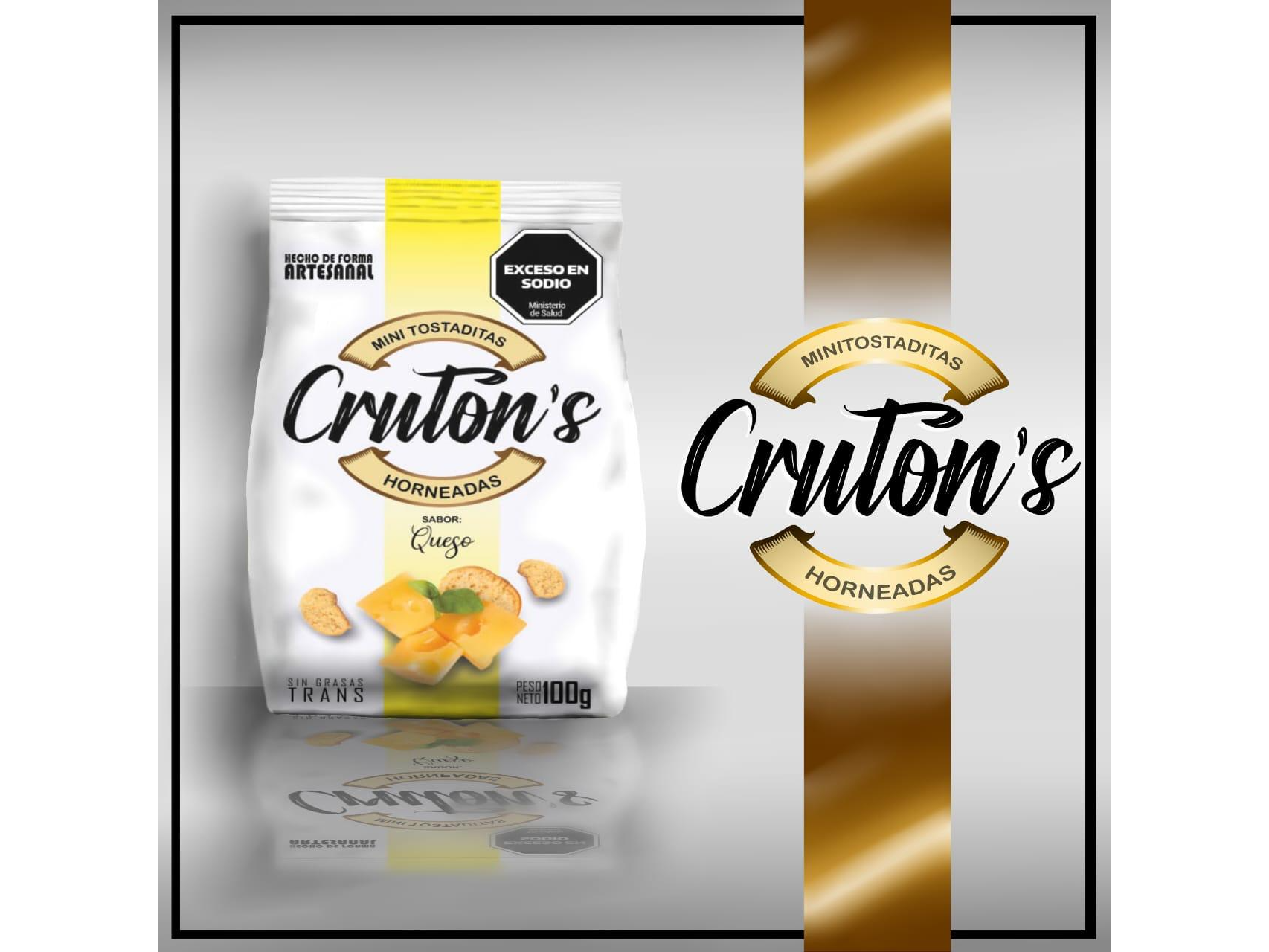 MINITOSTADITAS CRUTON´S  QUESO