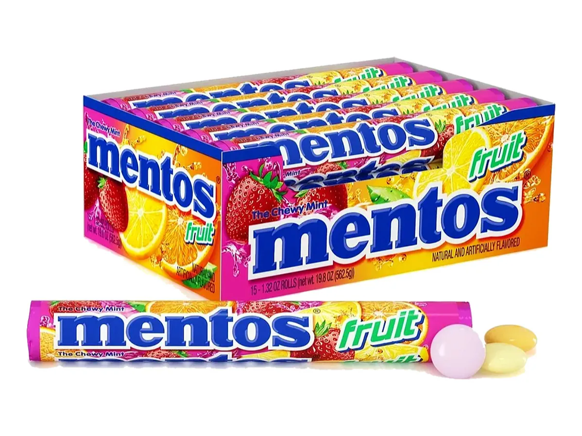 Mentos - Sabor fruta x12