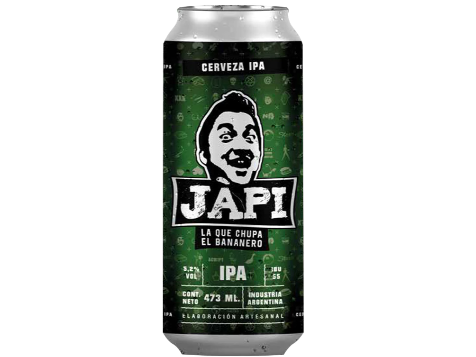 Cerveza Japi Premium IPA 473 ml.
