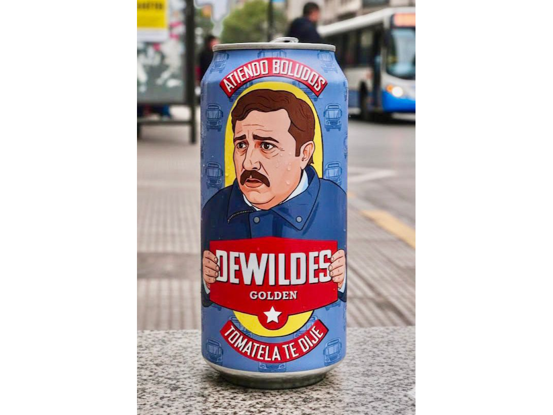 CERVEZA DEWILDES ATIENDO BOLUDOS