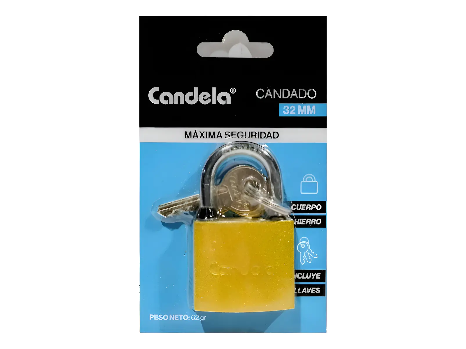 CANDADO  DE HIERRO 32MM