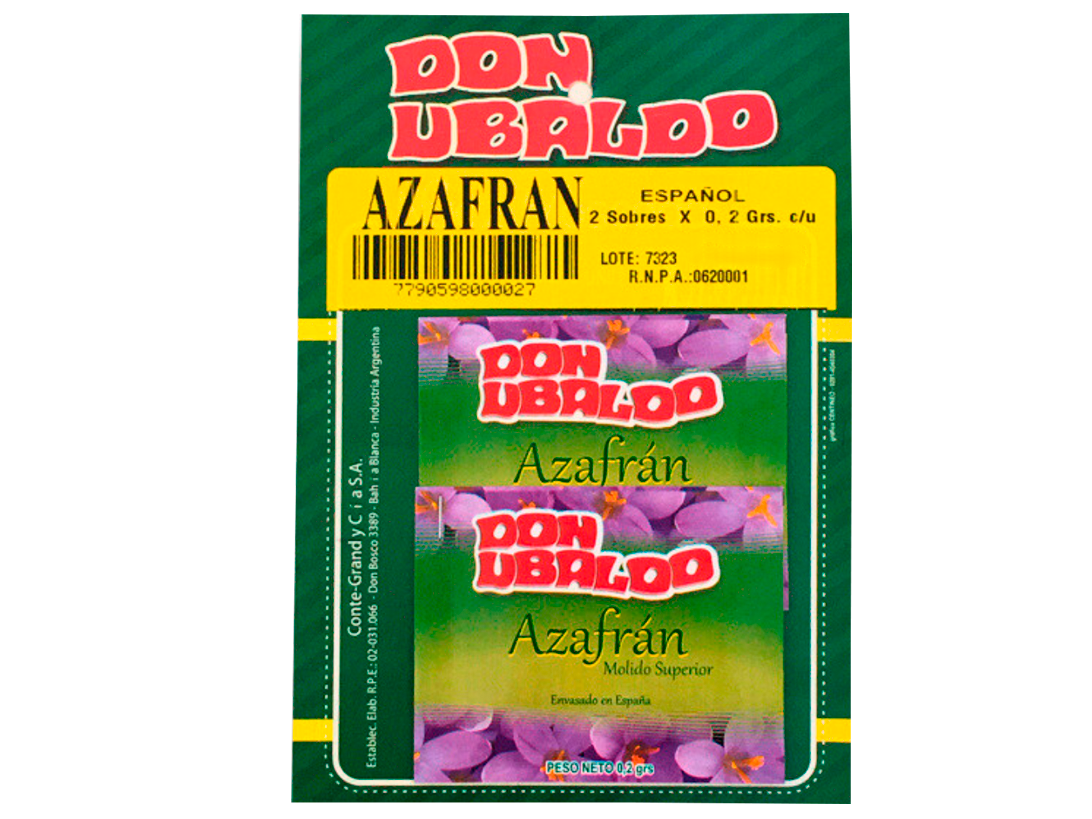 Azafrán 6 sobres