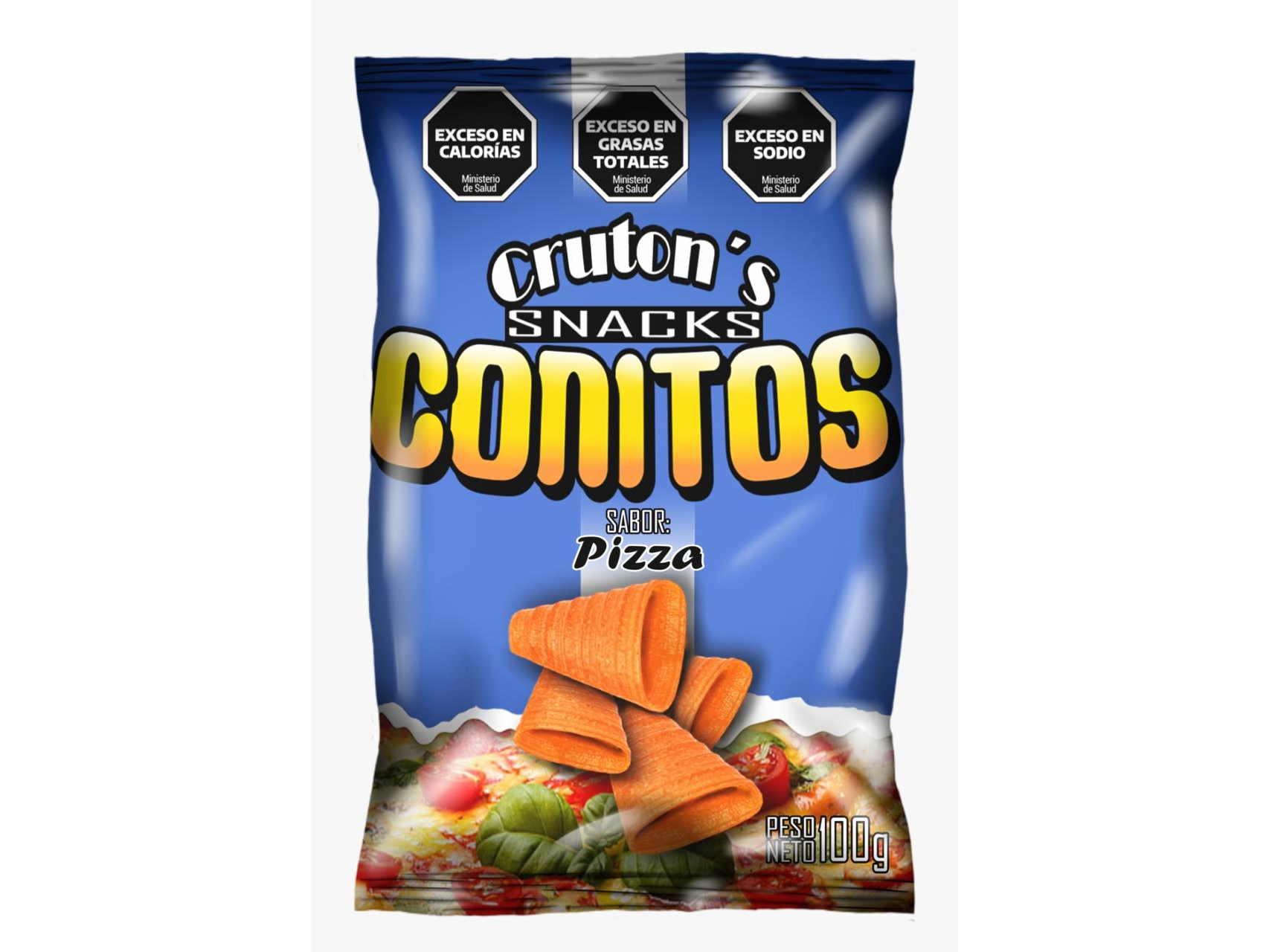 SNACKS CRUTON´S CONITOS PIZZA