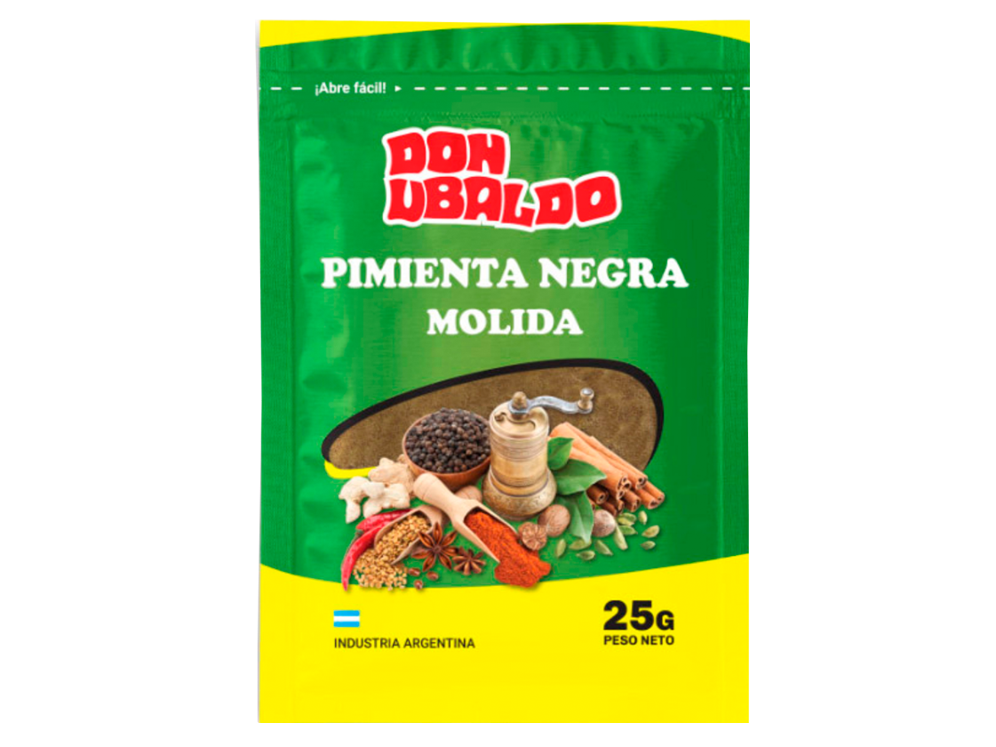 Pimienta negra molida 25 Grs.