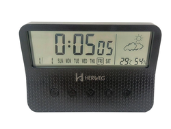 Despertador LCD Digital HERWEG ,Fecha y Temperatura