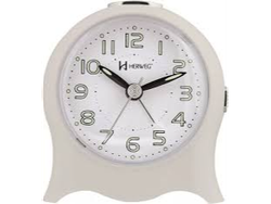 2572 Despertador Quartz Herweg Con Luz,Movimiento Silencioso y Repeticion