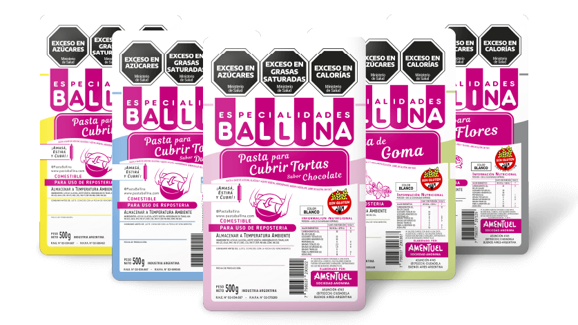 PASTAS PARA CUBRIR TORTAS BALLINA 500G