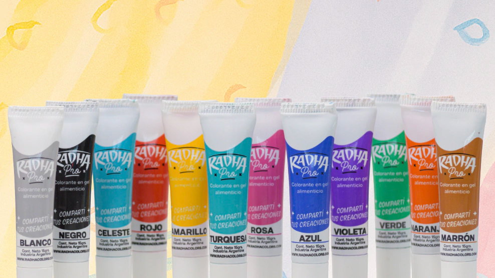 RADHA COLORANTE LIPOSOLUBLES/GEL/GLITTER