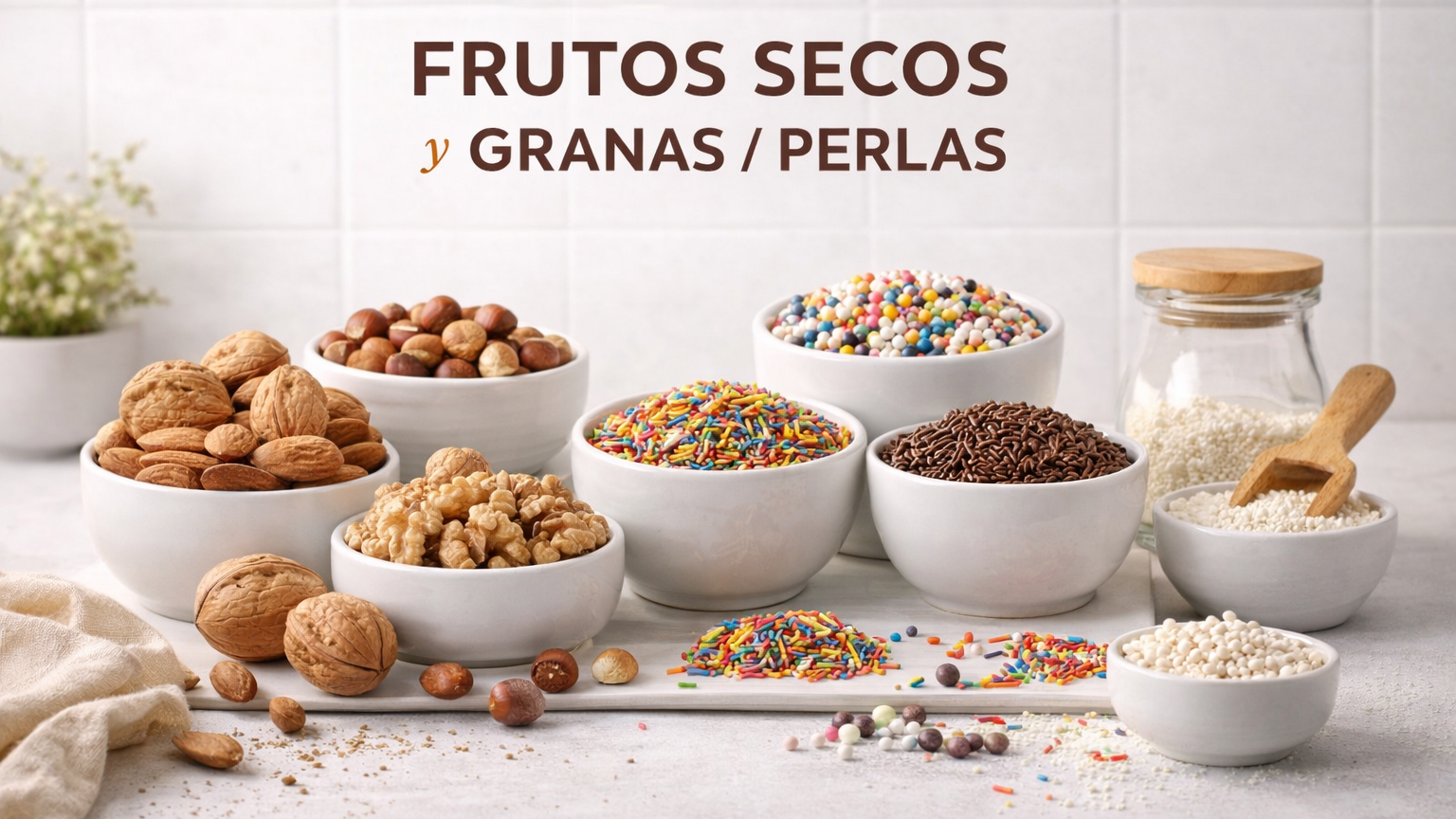 FRUTOS SECOS Y GRANAS/PERLAS/LENTEJAS