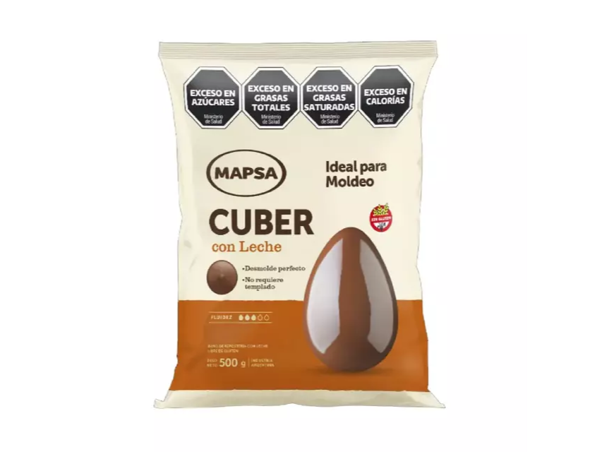 chocolate mapsacuber 500g conleche