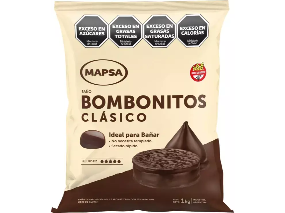 chocolate bombonito 1kg semiamargo