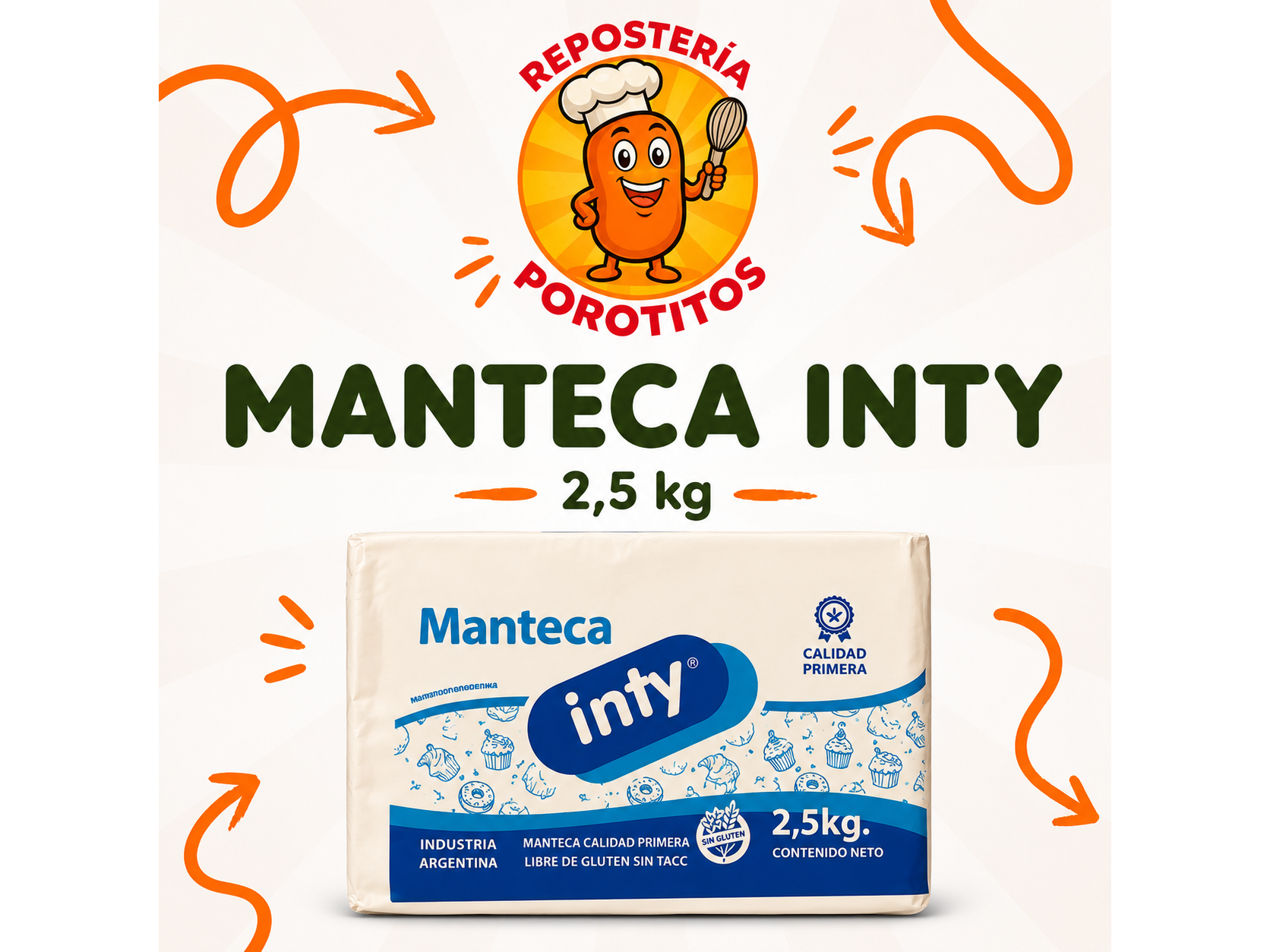 MANTECA INTY 2.5KG PILON