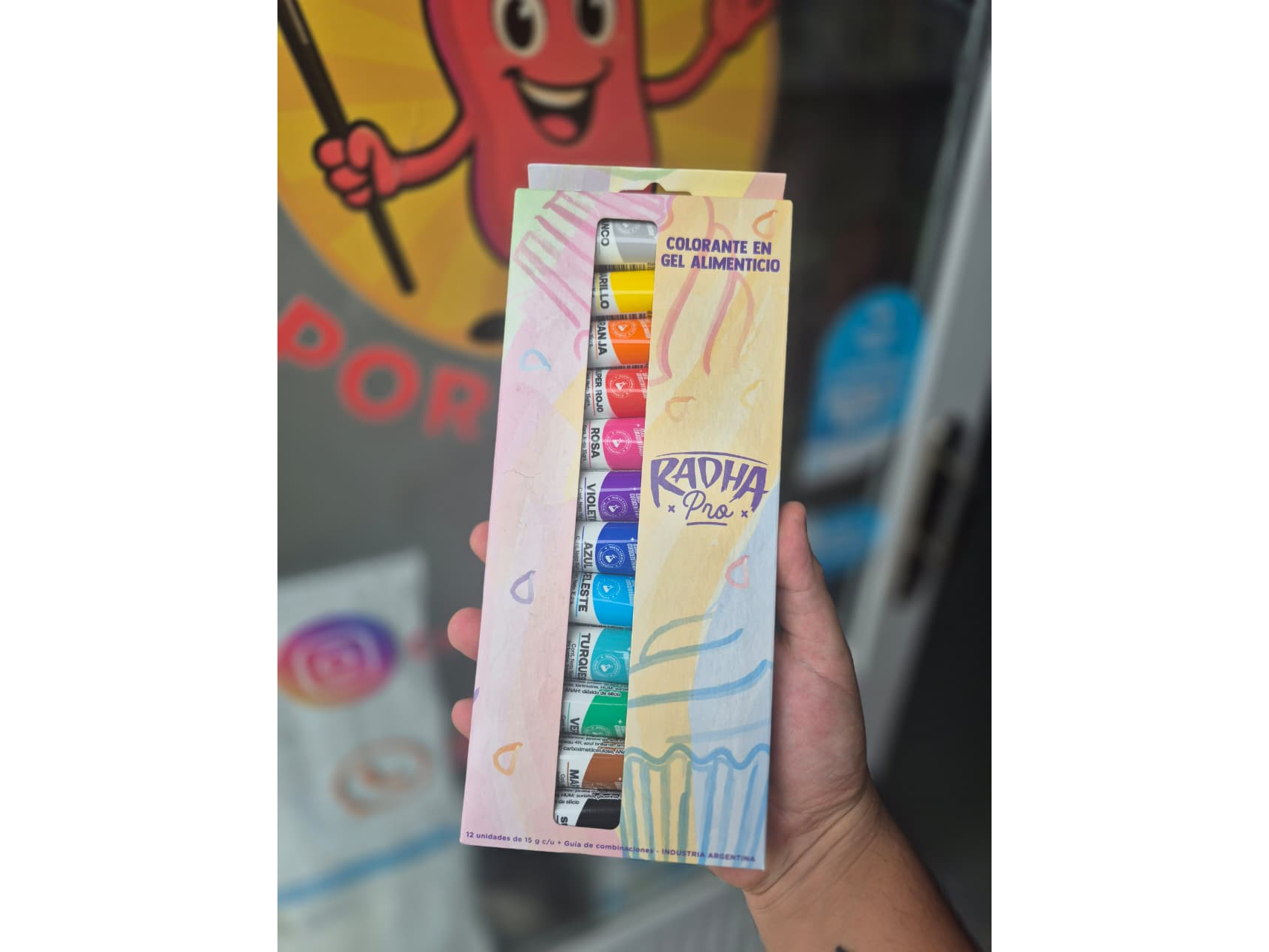 colorante el gel x12
