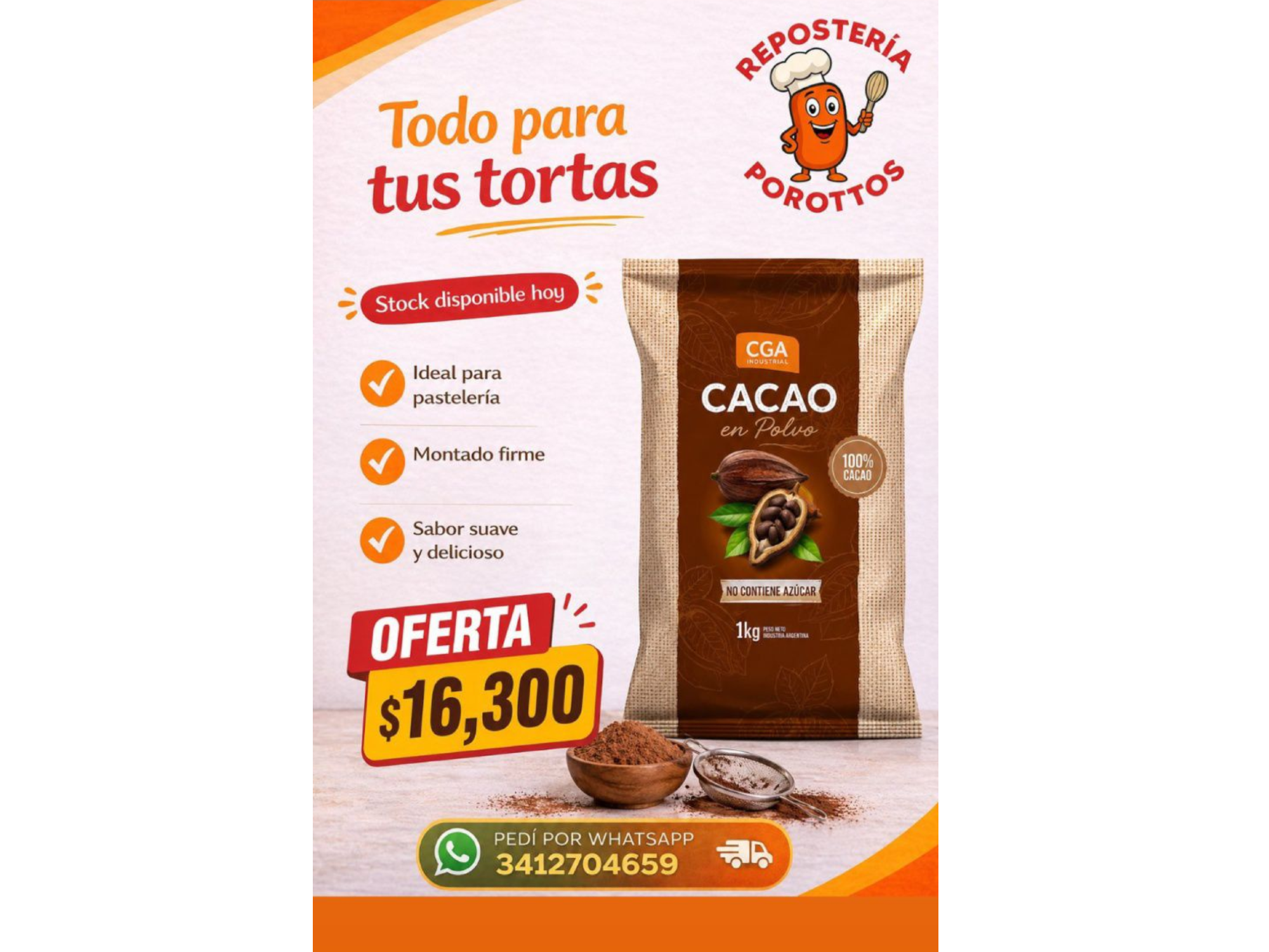 Cacao amargo 1kg
