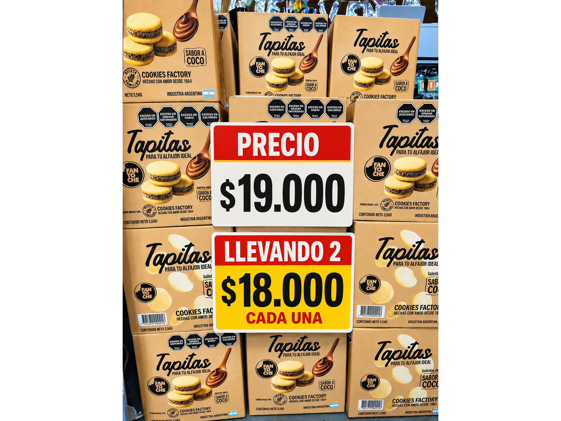 Caja de tapita 3.5kg