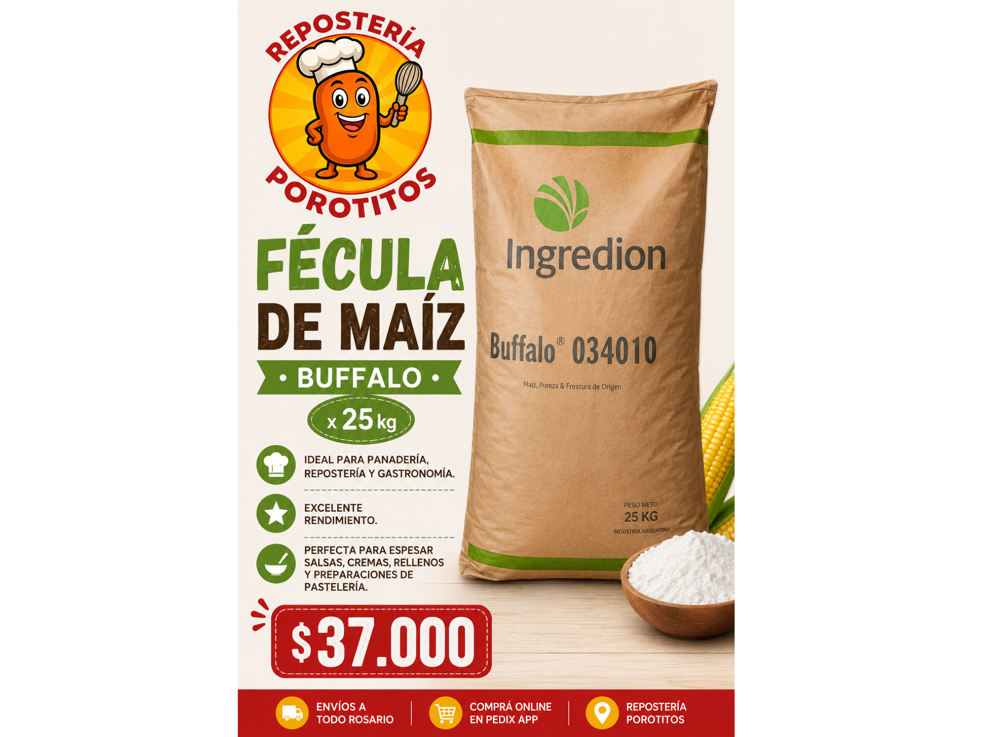 Fecula x25kg