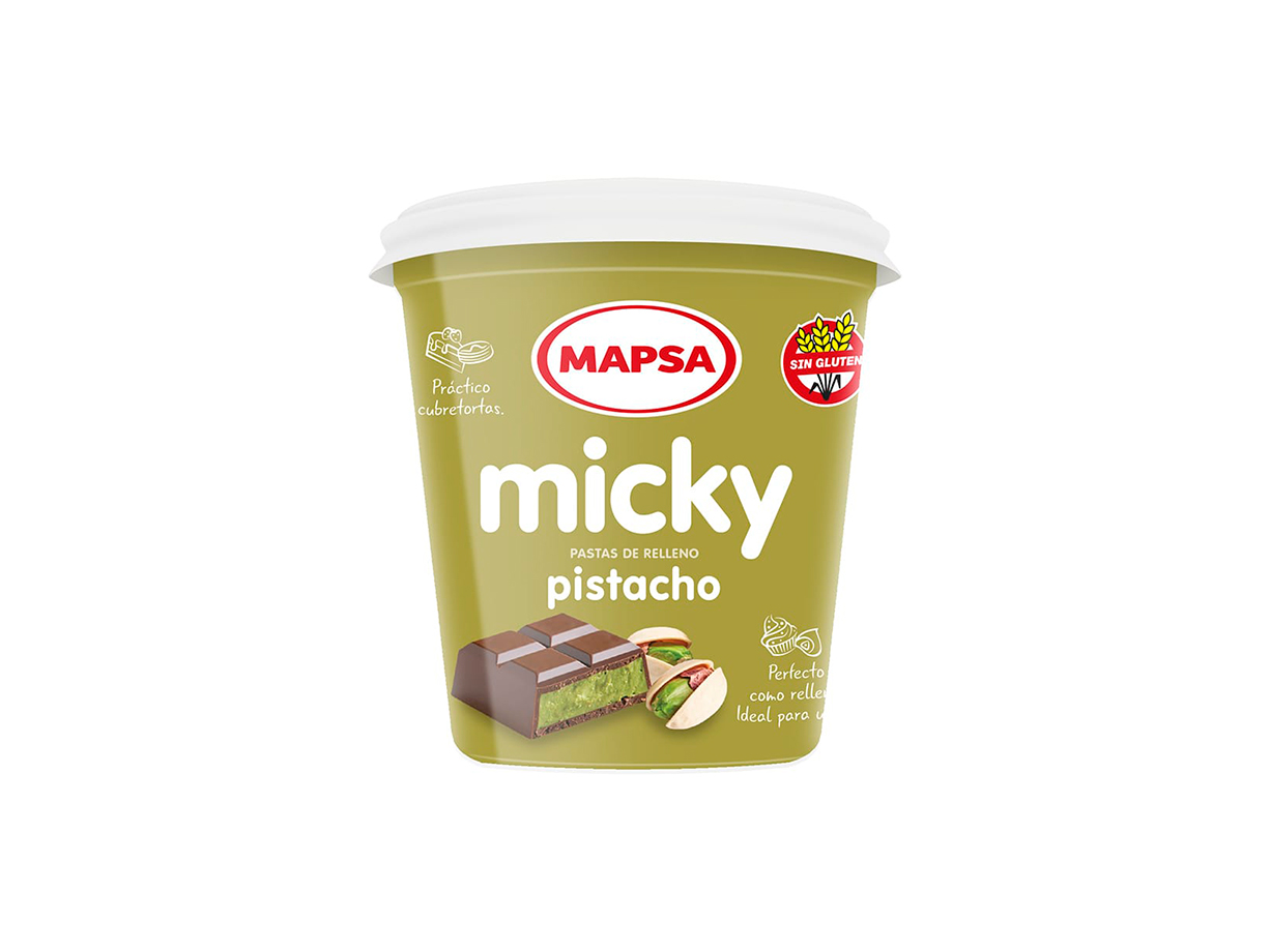 Micky - Pastas untables para relleno PISTACHO 450G