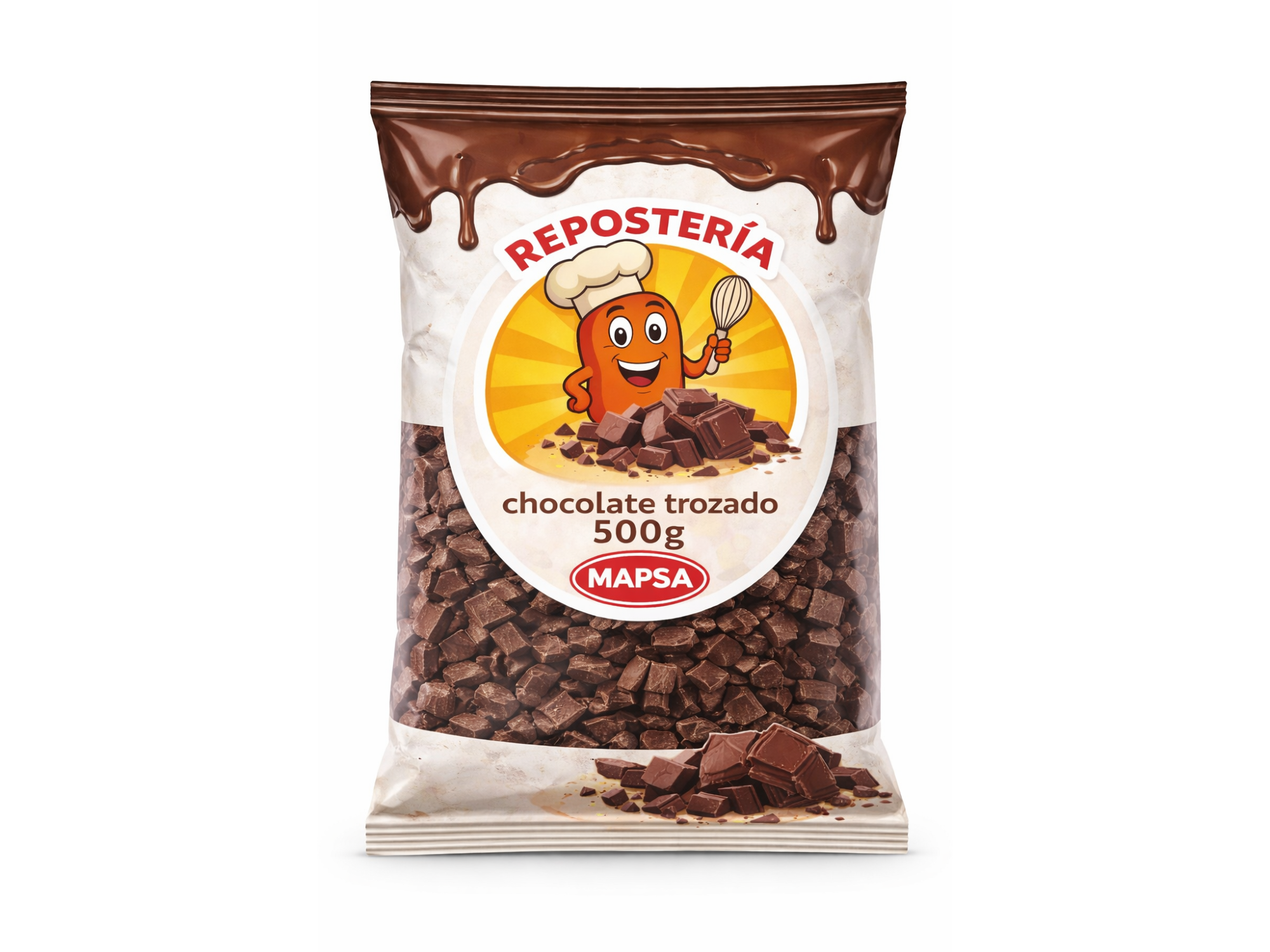 chocolate trozado 1kg/500g