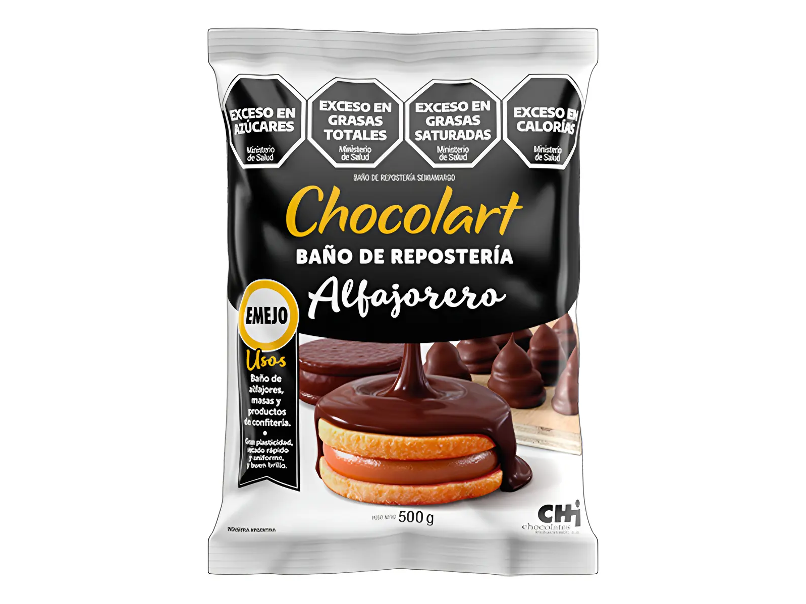 baño de reposteria alfajorero chocolart