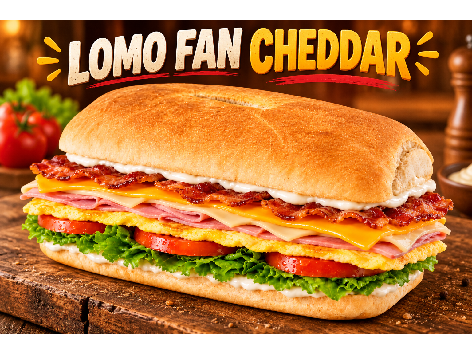 LOMO FAN CHEDDAR de Burguer junior