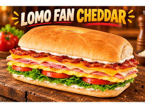 LOMO FAN CHEDDAR de Burguer junior