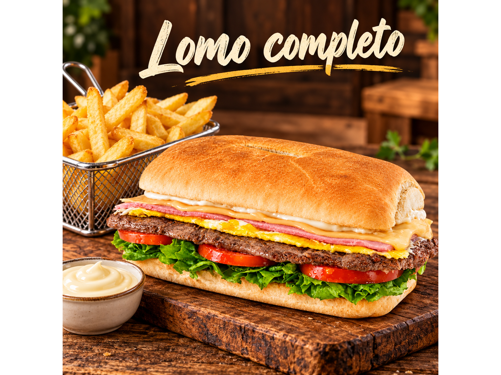 PROMO 2 LOMOS CON PAPAS