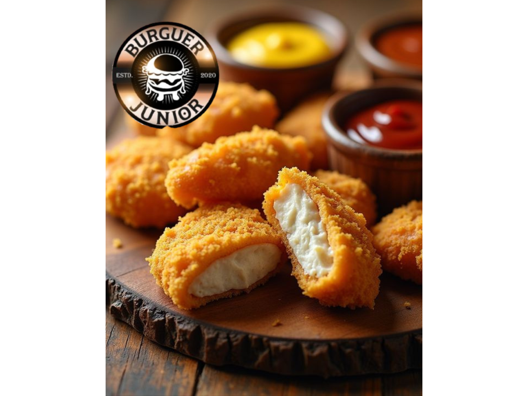 12 NUGGETS CON PAPAS + 2 SALSAS