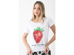 Remera Frutilla sweet and freshh Art 101733