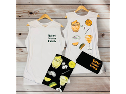 Remeron Save Water espalda estampada