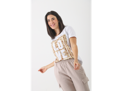 Remera Love Cuadro Print