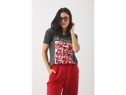 Remera nevada rolling cuadros Art 101716