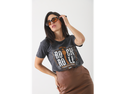 Remera nevada rock roll guitarra Art 101718