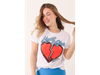 Remera Heart of glass corazon Art 101829
