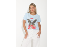 Remera alma latina mariposa Art 101855