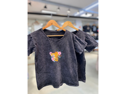 Remera nevada tigre flores