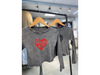 Baby tee manga larga corazon
