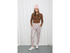 Babucha waffle estampada nueva