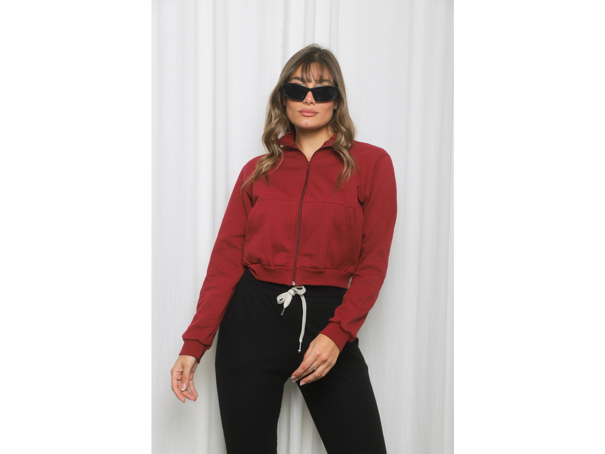 Campera frisa corta
