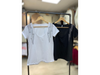 Remera cuello V doble rayo Strass Art 101843