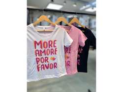 Remera amore por favor